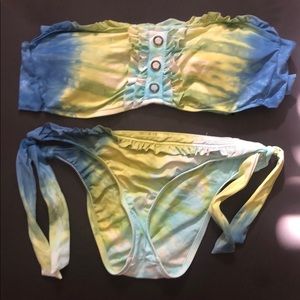 Lucky Brand Tie Dye Bathing Suit